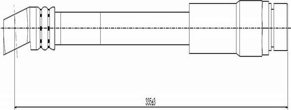 CAVO C800 260A - Тормозной шланг unicars.by