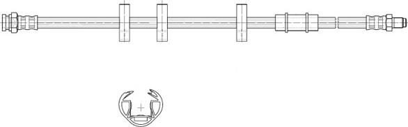 CEF 516993 - Тормозной шланг unicars.by