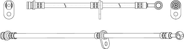 CEF 510901 - Тормозной шланг unicars.by