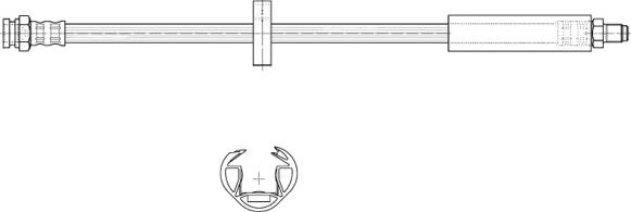 CEF 510570 - Тормозной шланг unicars.by