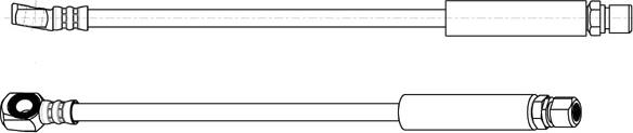 CEF 510734 - Тормозной шланг unicars.by