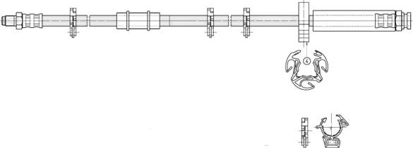 CEF 511407 - Тормозной шланг unicars.by