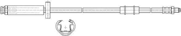 CEF 517055 - Тормозной шланг unicars.by