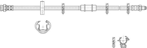 CEF 517060 - Тормозной шланг unicars.by