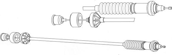 CEF CT01159 - Трос, управление сцеплением unicars.by