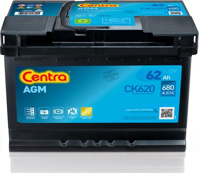 CENTRA CK620 - Стартерная аккумуляторная батарея, АКБ unicars.by