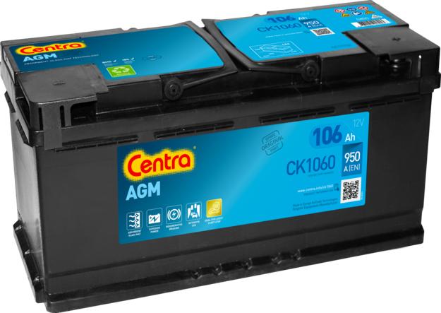 CENTRA CK1060 - Стартерная аккумуляторная батарея, АКБ unicars.by