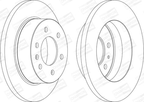 Champion 569137CH - Тормозной диск unicars.by