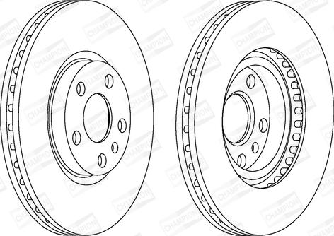 Champion 561967CH - Тормозной диск unicars.by
