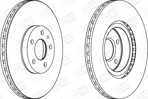 Champion 561520CH - Тормозной диск unicars.by