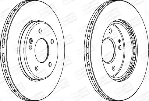 Champion 561697CH - Тормозной диск unicars.by