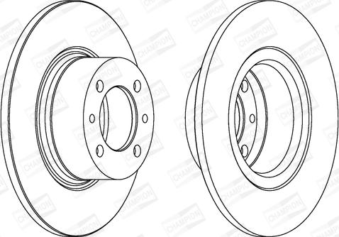 Champion 561074CH - Тормозной диск unicars.by