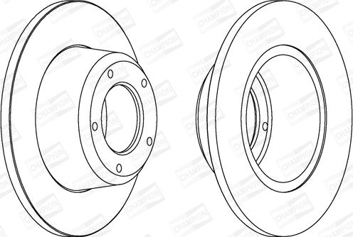 Champion 561352CH - Тормозной диск unicars.by