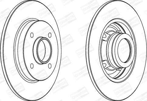 Champion 562938CH-1 - Тормозной диск unicars.by