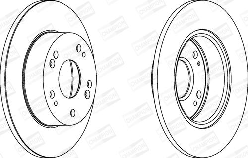 Champion 562542CH - Тормозной диск unicars.by