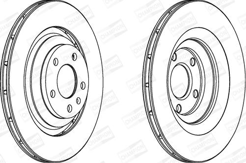 Champion 562512CH - Тормозной диск unicars.by