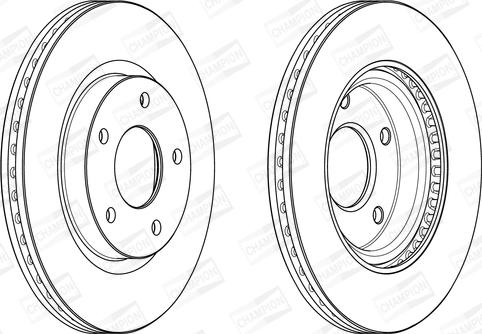 Champion 562675CH - Тормозной диск unicars.by