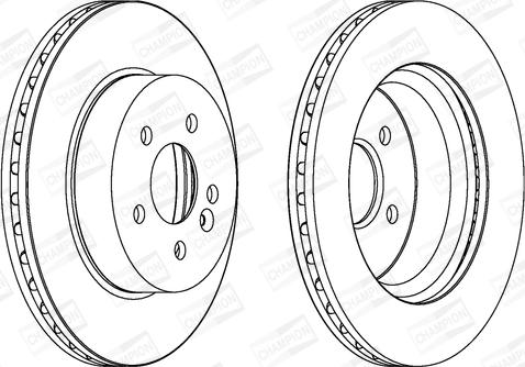 Champion 562099CH - Тормозной диск unicars.by