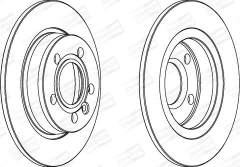 Champion 562057CH - Тормозной диск unicars.by