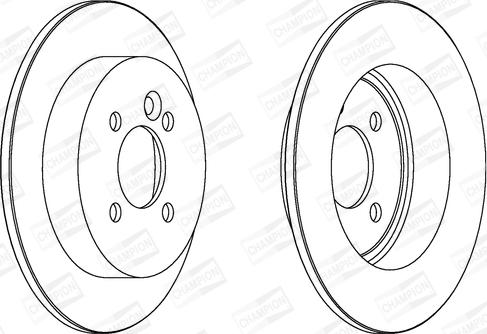 Champion 562194CH - Тормозной диск unicars.by