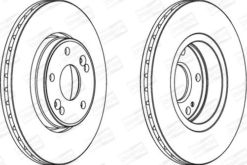 Champion 562182CH - Тормозной диск unicars.by
