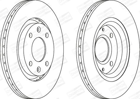 Champion 562128CH - Тормозной диск unicars.by