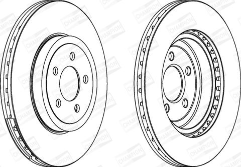 Champion 562868CH-1 - Тормозной диск unicars.by