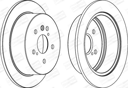 Champion 562825CH - Тормозной диск unicars.by