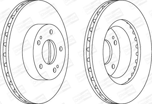 Champion 562873CH - Тормозной диск unicars.by