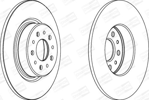 Champion 562275CH - Тормозной диск unicars.by