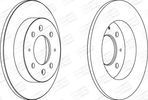 Champion 562788CH - Тормозной диск unicars.by