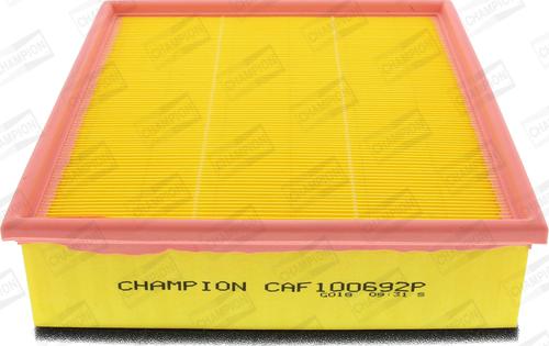 Champion CAF100692P - Воздушный фильтр, двигатель unicars.by