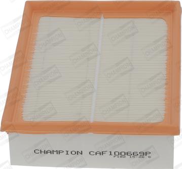 Champion CAF100669P - Воздушный фильтр, двигатель unicars.by