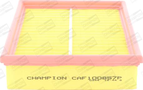 Champion CAF100857P - Воздушный фильтр, двигатель unicars.by