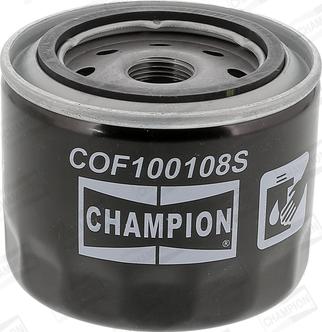 Champion COF100108S - Масляный фильтр unicars.by