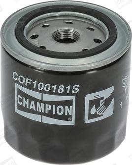 Champion COF100181S - Масляный фильтр unicars.by