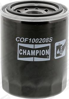 Champion COF100208S - Масляный фильтр unicars.by