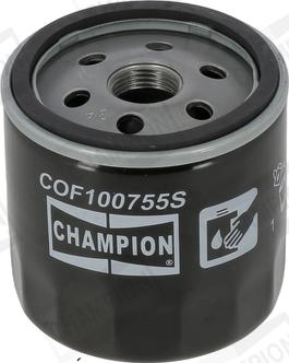 Champion COF100755S - Масляный фильтр unicars.by