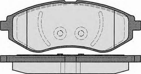 Chevrolet 95231012 - Тормозные колодки, дисковые, комплект unicars.by