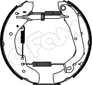 Cifam 151-139 - Комплект тормозных колодок, барабанные unicars.by