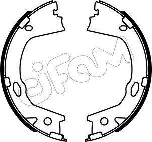 Cifam 153-499 - Комплект тормозов, ручник, парковка unicars.by