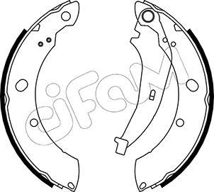 Cifam 153-481 - Комплект тормозных колодок, барабанные unicars.by