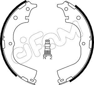 Cifam 153-426 - Комплект тормозных колодок, барабанные unicars.by