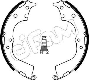 Cifam 153-428 - Комплект тормозных колодок, барабанные unicars.by