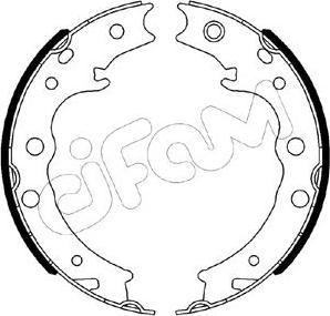 Cifam 153-539 - Комплект тормозов, ручник, парковка unicars.by