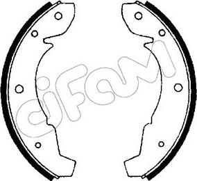 Cifam 153-649 - Комплект тормозных колодок, барабанные unicars.by