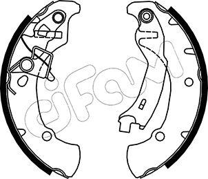 Cifam 153-044 - Комплект тормозных колодок, барабанные unicars.by