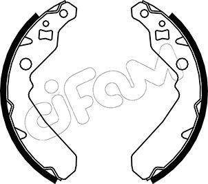 Cifam 153-045 - Комплект тормозных колодок, барабанные unicars.by