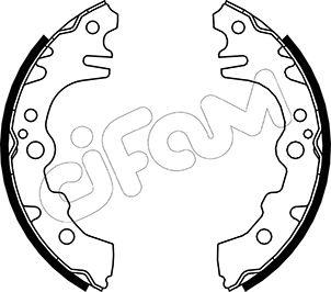 Cifam 153-042 - Комплект тормозных колодок, барабанные unicars.by