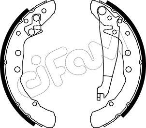 Cifam 153-009 - Комплект тормозных колодок, барабанные unicars.by